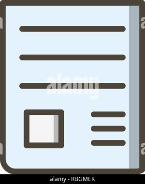 Vector News Icon Stock Vector