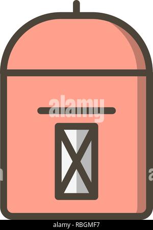 Vector Postbox Icon Stock Vector