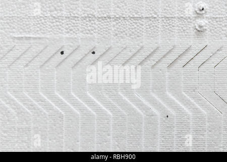 construction material -  polystyrene foam - sheets of styrofoam Stock Photo