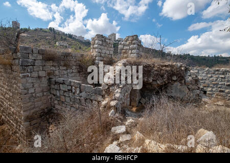 Israel, Jerusalem, Lifta, a deserted Arab village on the outskirts of Jerusalem. Its population was driven out during efforts to relieve the Siege of  Stock Photo
