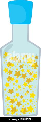 magic potion bottle icon Stock Vector