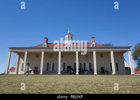 George Washingyon Mansion, Mt Vernon, Virginia, USA Stock Photo