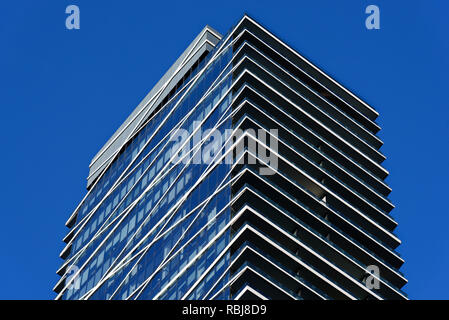 Detail of a modern apartment block in Toronto Canada Stock Photo