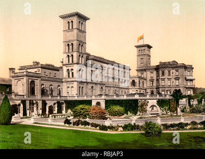 Osborne House, Isle of Wight, England, circa 1900 Stock Photo