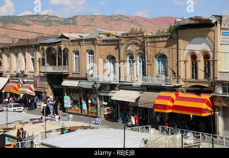 TABRIZ, IRAN-SEPTEMBER 27,2018: View of the Tabriz Grand Bazaar in the old part of the city, Tabriz, Iran Stock Photo