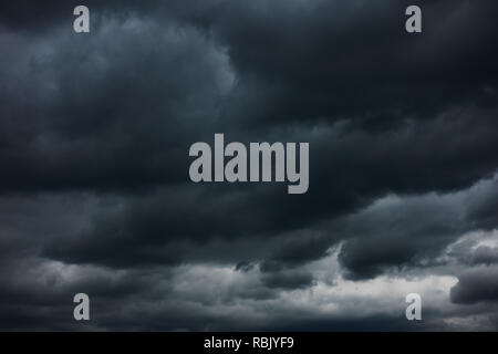 Heavy stormy clouds, may be used as background, dramatic sky Stock Photo