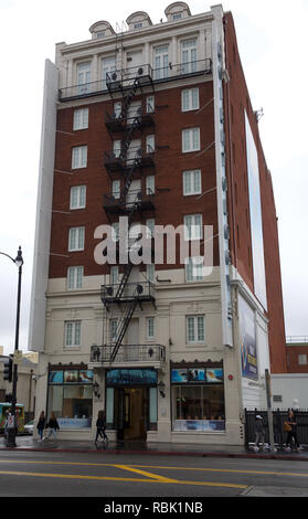 A tall building on Hollywood Boulevard,California ,USA Stock Photo