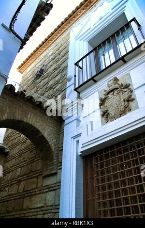 Cordoba, Spain- December 30, 2018: Majestic and old facades in Cordoba city, Spain. Stock Photo