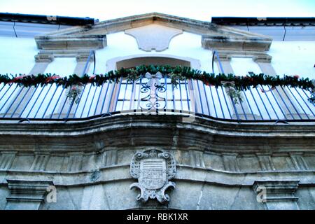 Cordoba, Spain- December 30, 2018: Majestic and old facades in Cordoba city, Spain. Stock Photo