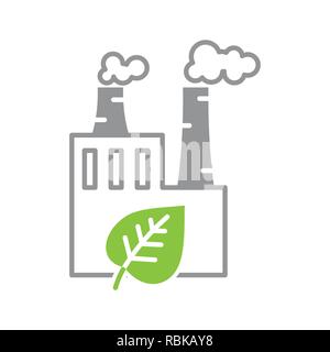 Bio manufacturing icon on white background for graphic and web design, Modern simple vector sign. Internet concept. Trendy symbol for website design web button or mobile app. Stock Vector