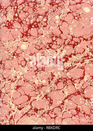 Abstract Turkish Historical Art Water Paint on Paper  named Ebru Background Stock Photo