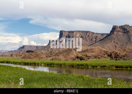 Stunning scenery along the Bill Williams River, Arizona, United States ...