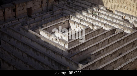 Labyrinth made of stone: conceptual for question, freedom and journey Stock Photo