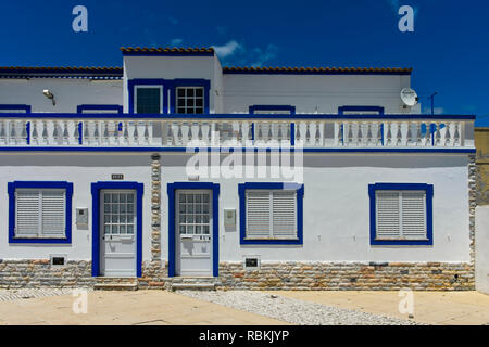 Residential house in the Mediterranean style, Santa Luzia, Algarve, Portugal Stock Photo