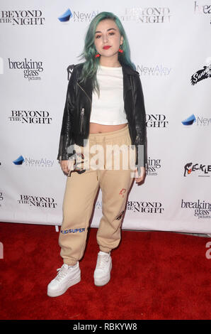 Beverly Hills, Ca. 10th Jan, 2019. Ezi at the Los Angeles Premiere of Beyond The Night at the Ahrya Fine Arts Theater in Beverly Hills, CA. January 10, 2019. Credit: David Edwards/Media Punch/Alamy Live News Stock Photo