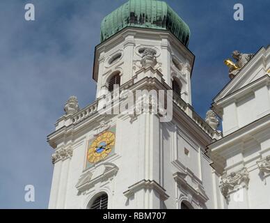 The St. Stephan's Cathedral in Passau, Germany. Stock Photo