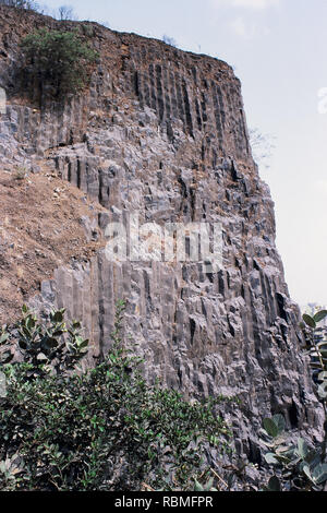 View of rock formation of Andheri Gilbert hill, Mumbai, Maharashtra, India, Asia Stock Photo