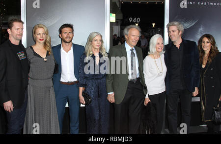 The Mule World Premiere held at the Regency Village Theatre in Los Angeles, California.  Featuring: Stacy Poitras, Alison Eastwood, Scott Eastwood, Christina Sandera, Clint Eastwood, Maggie Johnson, Kyle Eastwood, Cynthia Ramirez Where: Los Angeles, California, United States When: 10 Dec 2018 Credit: Adriana M. Barraza/WENN.com Stock Photo