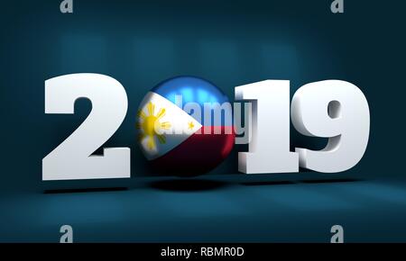 2019 New Year Background Stock Photo