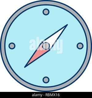 Vector Compass Icon Stock Vector