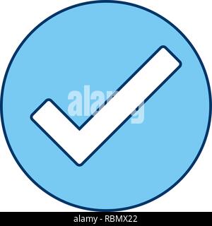 Vector Valid Icon Stock Vector