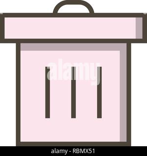 Vector Trash Icon Stock Vector