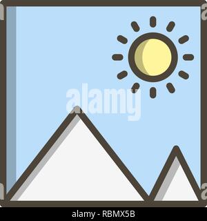 Vector Picture Icon Stock Vector