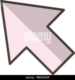 Vector Cursor Icon Stock Vector