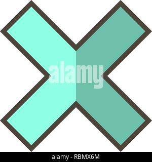 Vector Cancel Icon Stock Vector