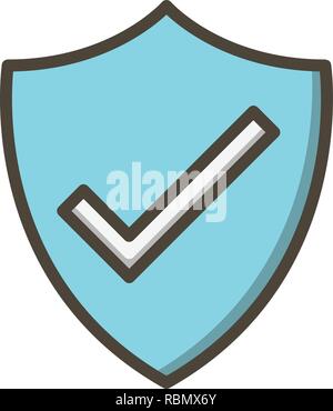 Vector Shield Icon Stock Vector
