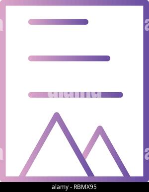 Vector Document Icon Stock Vector