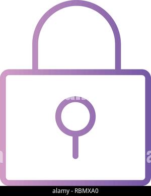 Vector Lock Icon Stock Vector