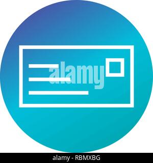 Vector ID Card Icon Stock Vector