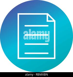 Vector Report Icon Stock Vector