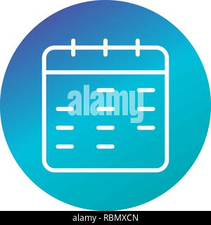 Vector Calendar Icon Stock Vector