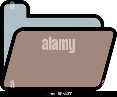Vector Folder Icon Stock Vector