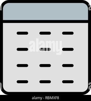 Vector Calculator Icon Stock Vector