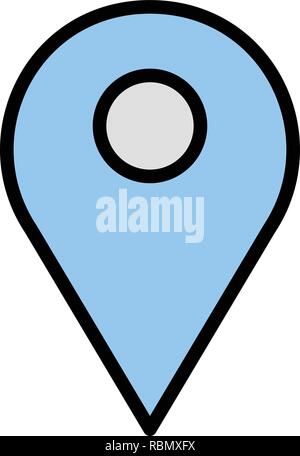 Vector Location Icon Stock Vector