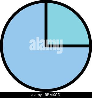 Vector Pie Chart Icon Stock Vector