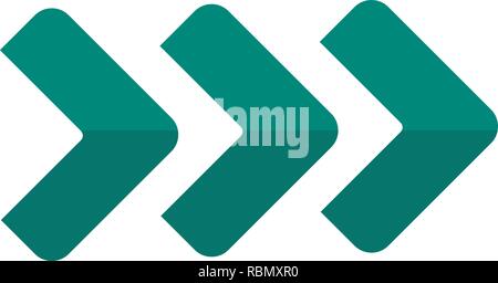Vector Backward Arrows Icon Stock Vector