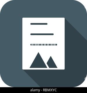 Vector Document Icon Stock Vector