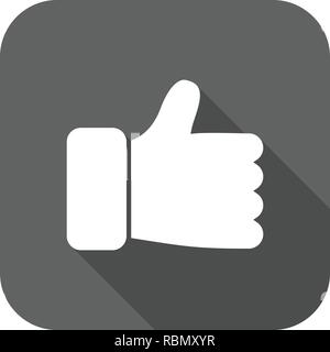 Vector Like Icon Stock Vector