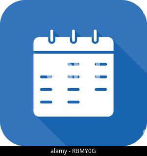 Vector Calendar Icon Stock Vector
