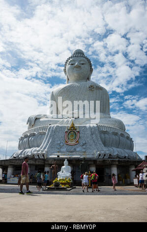 Big Buddha statue in Phuket Thailand. Day 19 December 2018 Stock Photo