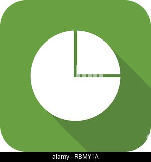 Vector Pie Chart Icon Stock Vector