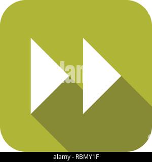 Vector Forward Arrows Icon Stock Vector
