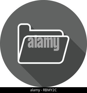 Vector Folder Icon Stock Vector