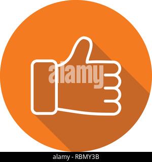 Vector Like Icon Stock Vector