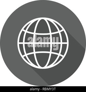 Vector Globe Icon Stock Vector
