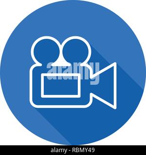 Vector Video Camera Icon Stock Vector